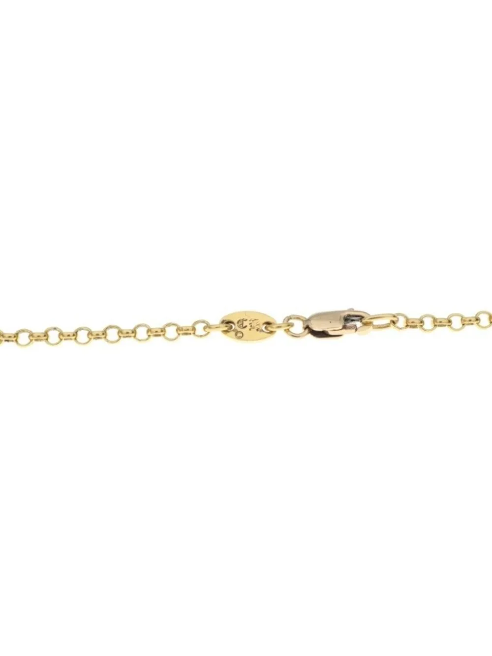 Chrome Hearts 22k Neckchain Roll Chain Necklace Gold
